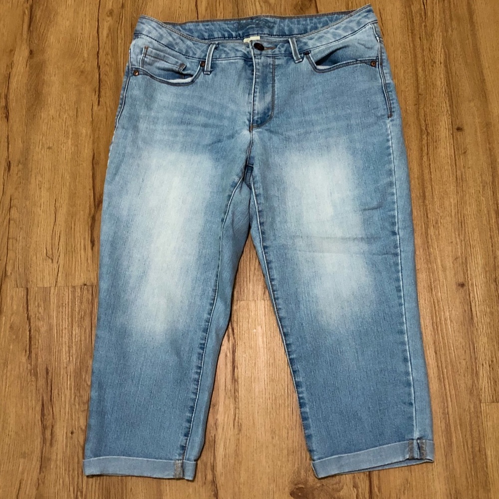 Blue Jean Capris